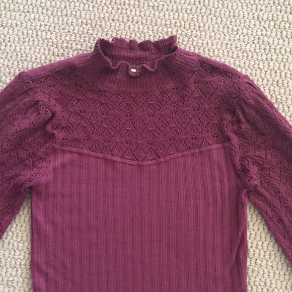 Free People Victorian Lace Sweater Brand New - Picture 2 of 4